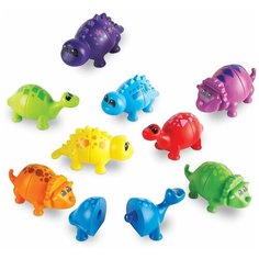 Развивающая игрушка Learning Resources Собери динозавриков разноцветный