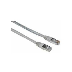 Патч- корд Hama H-30592 STP cat5E 3 м, серый, RJ-45 (m)- RJ-45 (m)