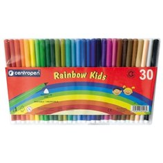 Фломастеры "Rainbow Kids", 30 цветов Centropen