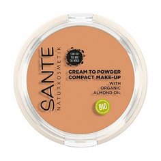 Sante Naturkosmetik Тональный крем Cream to Powder Compact Make-Up, 9 г, оттенок: 03 песочный