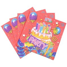 Салфетки Action! Вечеринка, 12 шт.