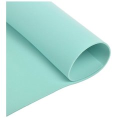 Фоамиран в листах, 60x70 см, 2 мм, цвет: аквамарин, 10 листов, арт. 261/2 Tesoro