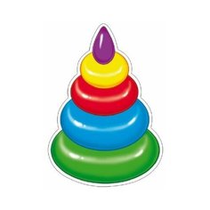 Мини-плакат вырубной "Пирамидка" (без упаковки) Творческий центр Сфера