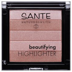Sante Naturkosmetik Хайлайтер beautifying, 01, nude