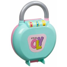 Набор игровой Bondibon "Куколка OLY", во фруктово-конфетной шапочке и аксессуарами в чемоданчике на кодовом замке, девочка, 8 см, арт. 3382-2
