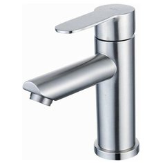 DIADONNA D34110131S, Смеситель для умывальника из нержавеющей стали (стационарный излив, керамический картридж диаметр 35 мм)