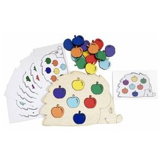 Эврилэнд Мозаика с карточками Большой ежик с яблоками EL7211