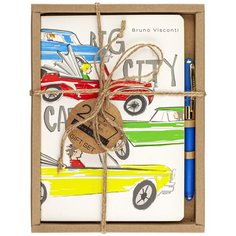 Канцелярский набор Bruno Visconti Big City (7-40-070-3), 3 пр., разноцветный