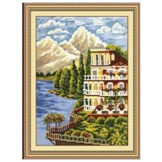 Набор для вышивания крестом Сделай своими руками "Южный берег", 23х33 см