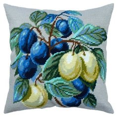 Подушка для вышивания полукрестом "Чарiвниця. Сливовая ветка", 40х40 см, арт. V330 Brvsk