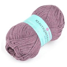Пряжа Пехорка "Мультицветная", 180 метров, 5 мотков по 50 грамм, цвет: 410 сиреневый туман