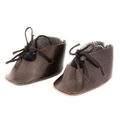 Ботиночки для куклы, цвет: коричневый, длина стопы 4,5 см, 2 пары, арт. 24742