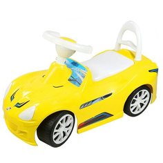 Машина-каталка "Спорткар", цвет: лимон Orion Toys