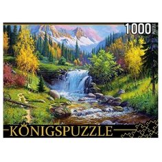 Пазлы "Konigspuzzle. Прищепа. Горный ручей", 1000 элементов