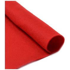 Фетр в рулоне мягкий "IDEAL", цвет: 601 красный, 2 мм, 100 см х 5 м, арт. FLT-S3