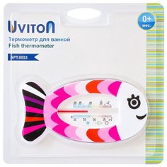 Термометр двухсторонний для воды "Китенок" (цвет: розовый) Uviton