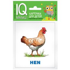 Комплект односторонних карточек. ENGLISH. Животные фермы АЙРИС пресс