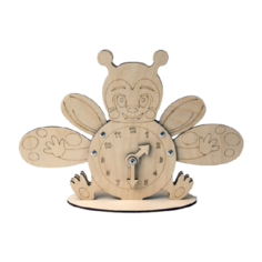 Сибирские игрушки Часы под раскраску Пчелка (103104)