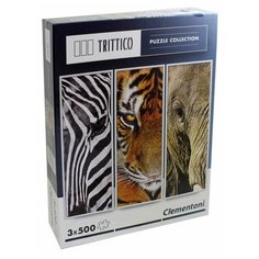 Набор пазлов Clementoni Trittico Животные (39307)