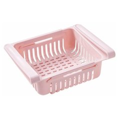 Комплект из двух контейнеров для холодильника, розовый, собранный 20,5х16,4х7,6 см, максимальный 28,5х16,4х7,6 см Kitchen Angel