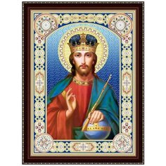 Алмазная мозаика "Икона Господь Вседержитель №2 Рыжий кот