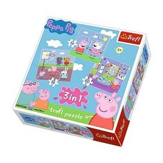 Пазл Trefl 20#36#50 деталей: Игры в школе, Свинка Пеппа