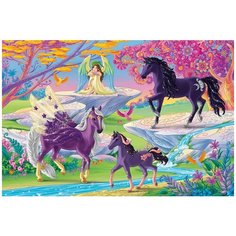 Пазл Schmidt 100 деталей: Bayala Семья единорогов