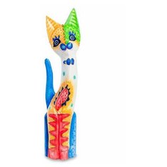 Статуэтка Кошка 50 см (албезия, о. Бали) 99-272 113-404093 Decor & Gift