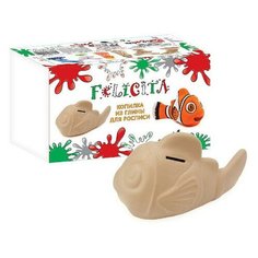 Керамическая фигурка-копилка "Рыбка", 12x12x21 см АНДАНТЕ