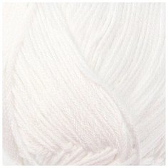 Пряжа Пехорка "Детский хлопок", 330 метров, 5 мотков по 100 грамм, цвет: 01 белый