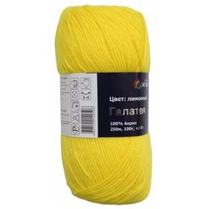 Пряжа Астра "Галатея", цвет лимонный, арт. 12 (5 мотков) Astra Premium