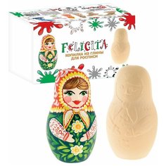 Керамическая фигурка-копилка "Матрешка-Лето", 12x12x21 см АНДАНТЕ