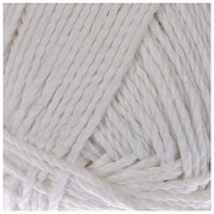 Пряжа Камтекс "Мягкий хлопок", цвет: 002 отбелка, 220 м, 100 грамм (10 мотков)