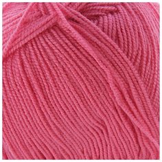 Пряжа Пехорка "Бисерная", 450 метров, 5 мотков по 100 грамм, цвет: 11 ярко-розовый