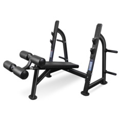 Скамья для жима с отрицательным наклоном BRONZE GYM BR-1013