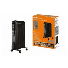 Масляный обогреватель МО-9К, чёрный, 2000 Вт, 9 сек, рег. мощ. (800/1200/2000 Вт), термостат, TDM, цена за 1 шт
