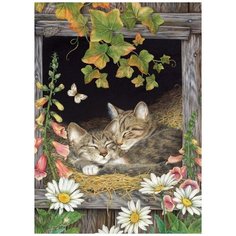 Пазл Cobble Hill 500 деталей: Сестренки на сеновале