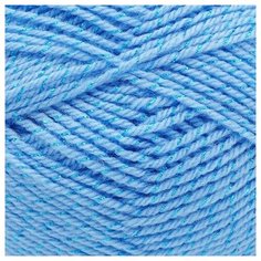 Пряжа Камтекс "Праздничная с люрексом", цвет: 015 голубой, 160 м, 50 грамм (10 мотков)