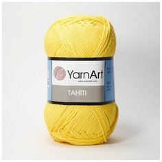 Пряжа YarnArt "Tahiti", 140 м, 8 мотков по 50 г, цвет: 220 желтый