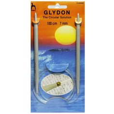 Спицы круговые "Glydon", 7 мм, 100 см, пластик Pony