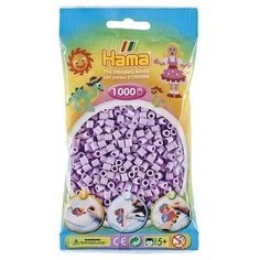 Бусинки для термомозаики "Midi", 1000 штук, цвет: сиреневый пастельный Hama