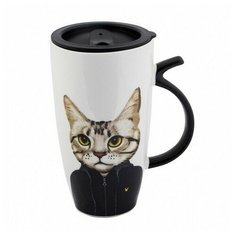 Кружка "Кот модник N 5", 500 мл Эврика