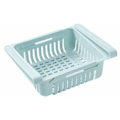 Комплект из двух контейнеров для холодильника, голубой, собранный 20,5х16,4х7,6 см, максимальный 28,5х16,4х7,6 см Kitchen Angel