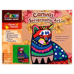 Большой набор для шелкографии "Кот" Avenir