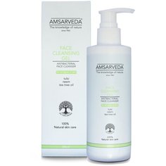 Amsarveda Гель очищающий Face Cleansing Gel для жирной и комбинированной кожи лица, 200 мл