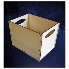 Заготовка из дерева "Ящик для хранения №3" (малый), 21х16х17 см Созвездие