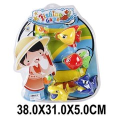 Набор "Рыбалка", удочка с крючком + 4 фигурки (арт. BW30036-3) Shantou Gepai