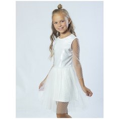 Платье Nota Bene размер 134, белый