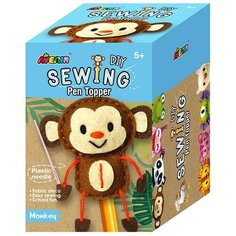 Набор для шитья "Насадка на карандаш. Обезьяна" Avenir