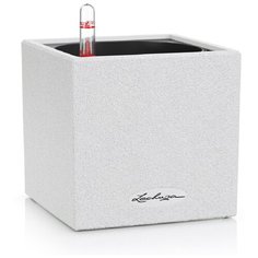 13477 Кашпо LECHUZA Канто Стоун 14 Белый кварц все-в-одном